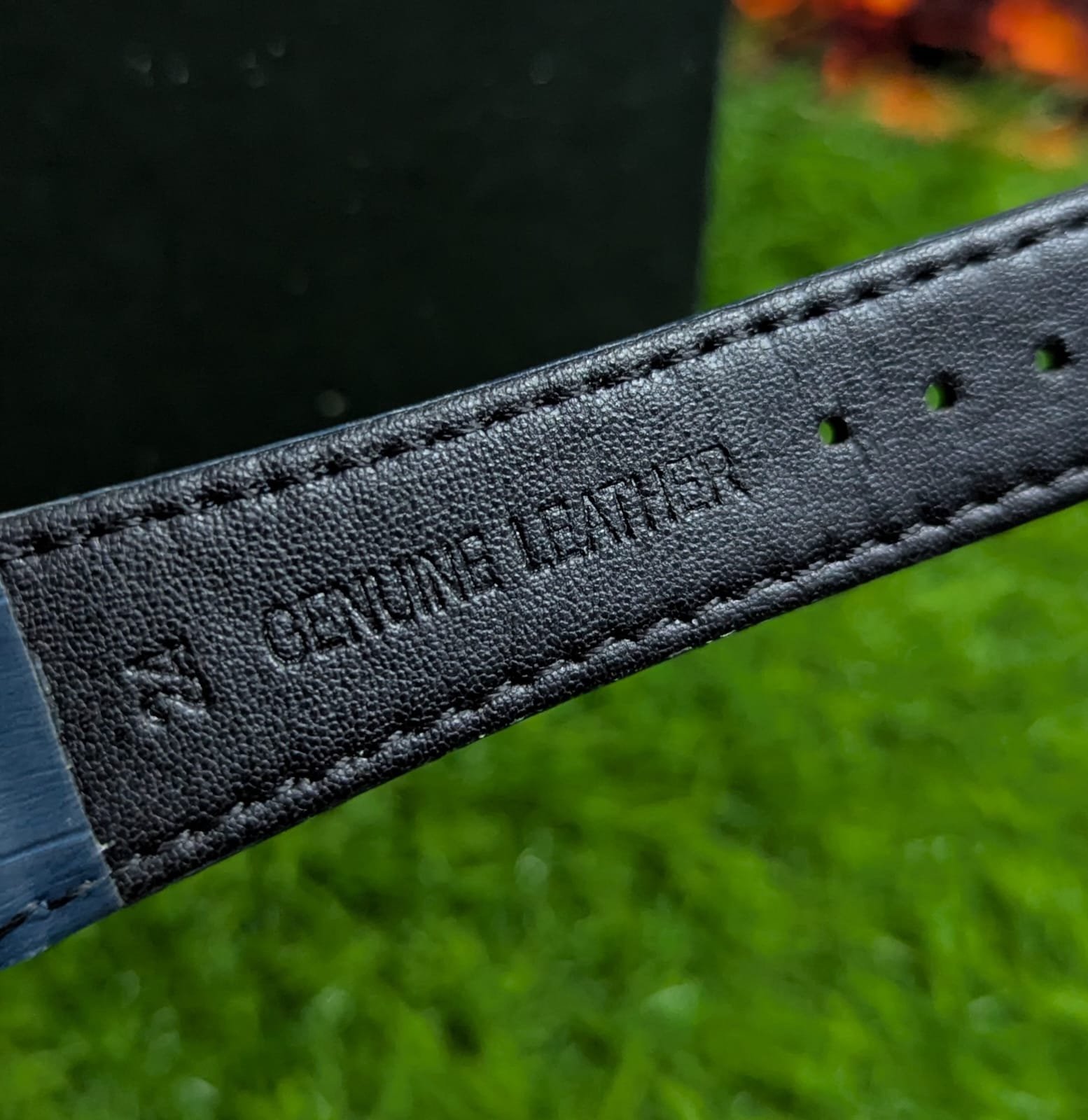 Bestwin Golden dial with leather strap and date just - Image 2