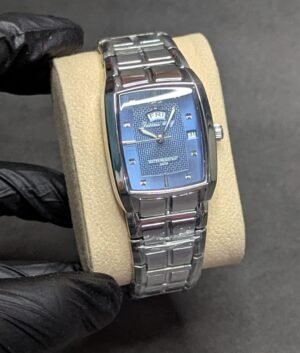 Success way L-233 with Silver chain and blue dial with date and day function