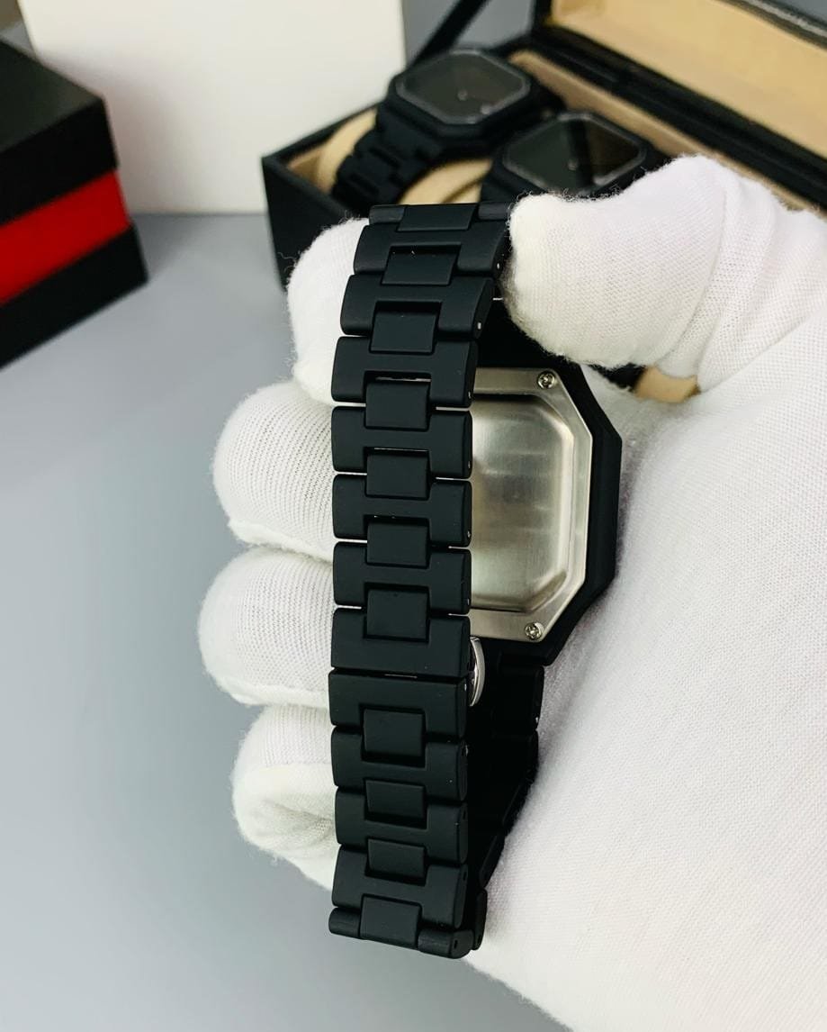 Square shape arabic aura with fiber chain and date just - Image 2